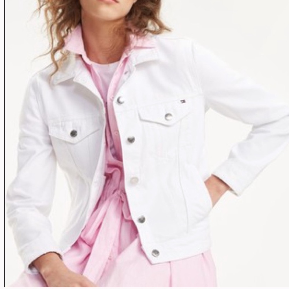Tommy Hilfiger White Jean Jacket